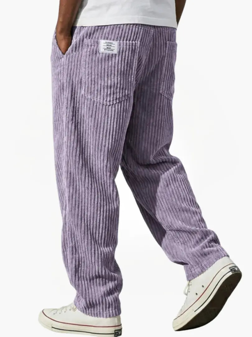 Men's Relaxed Hose with Drawstring Waist in Purple