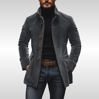 James | Men's Slim Corduroy Coats for Autumn