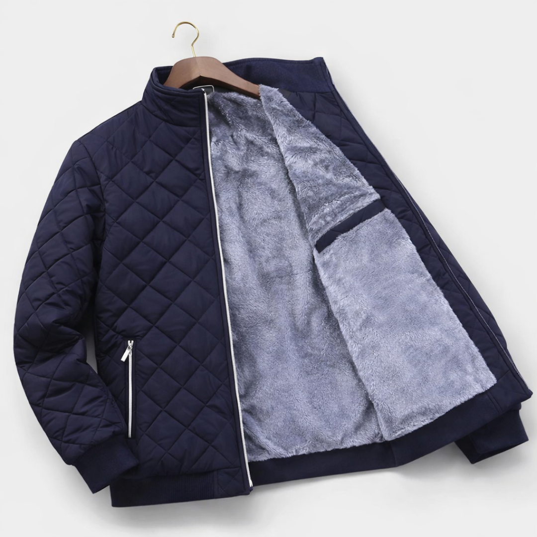 Men's Slim Quilted Jacket for Autumn (4)