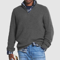 Alfie | Men's Sophisticated Casual Pullover with Zip