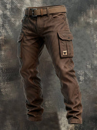 Max | Men's Straight Leg Insulated Utility Cargo Trousers
