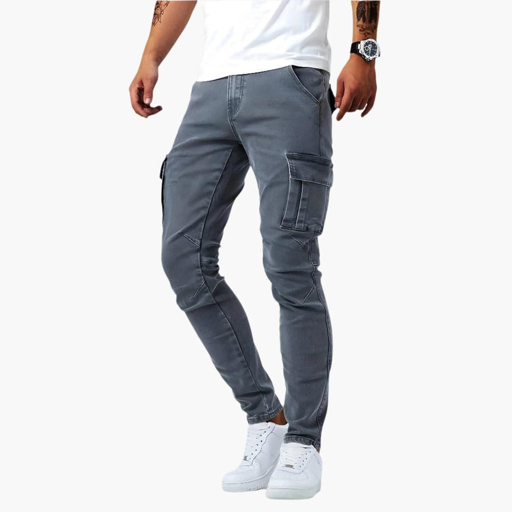 Men's Stretch Cargo Trousers for Everyday Wear (2)
