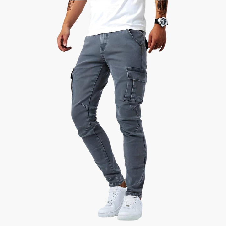 Men's Stretch Cargo Trousers for Everyday Wear (2)