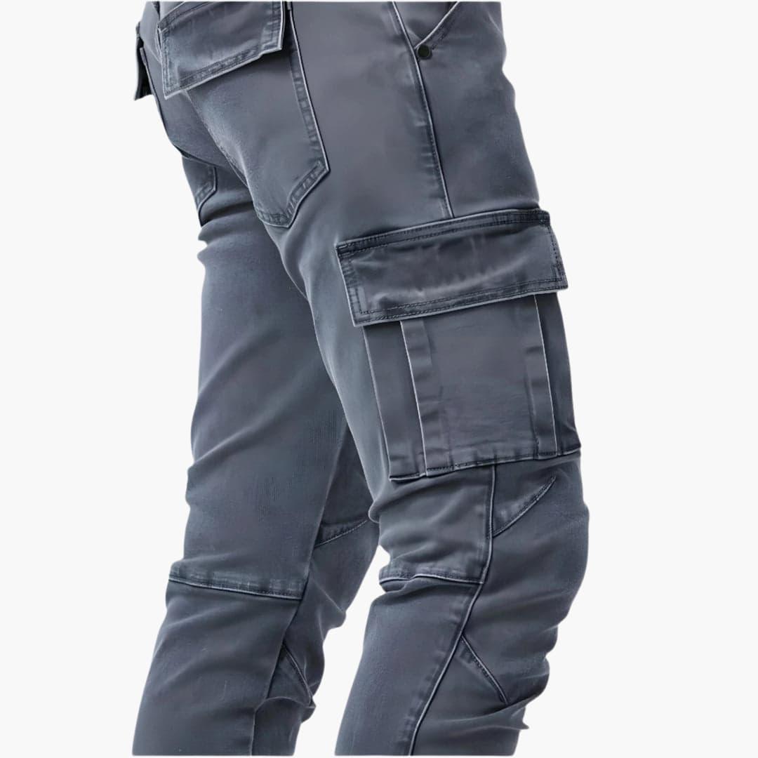 Men's Stretch Cargo Trousers for Everyday Wear (4)