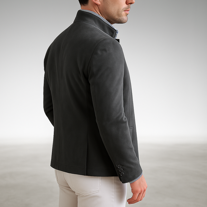 Men's Structured Button Cardigan for Casual Layering (8)
