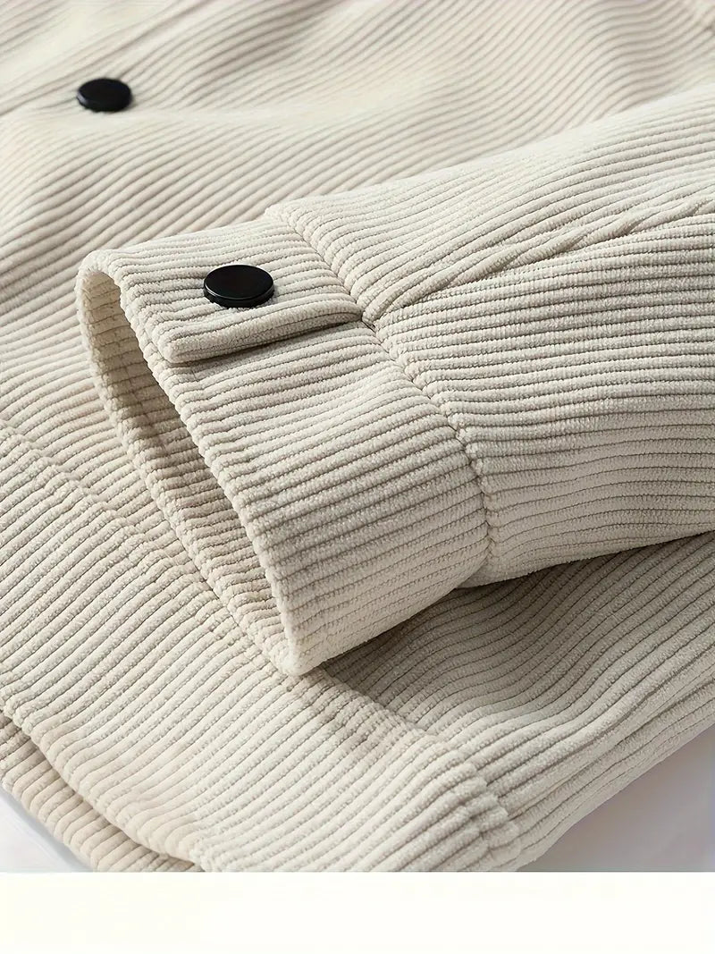 Men's Tailored Corduroy Jacket for Autumn (10)