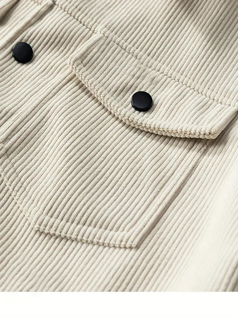Men's Tailored Corduroy Jacket for Autumn (11)