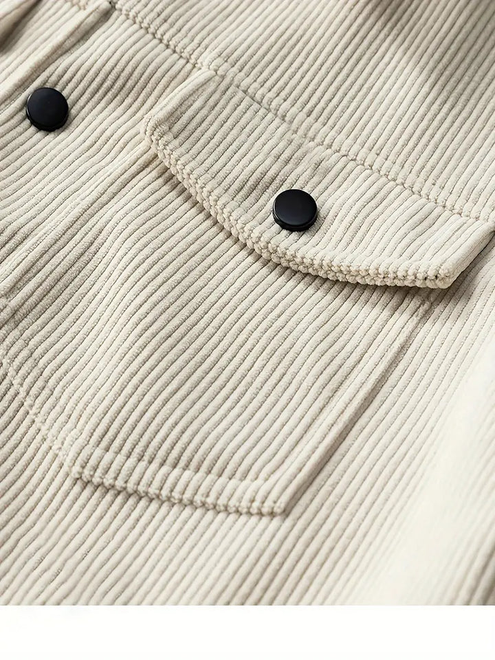 Men's Tailored Corduroy Jacket for Autumn (11)