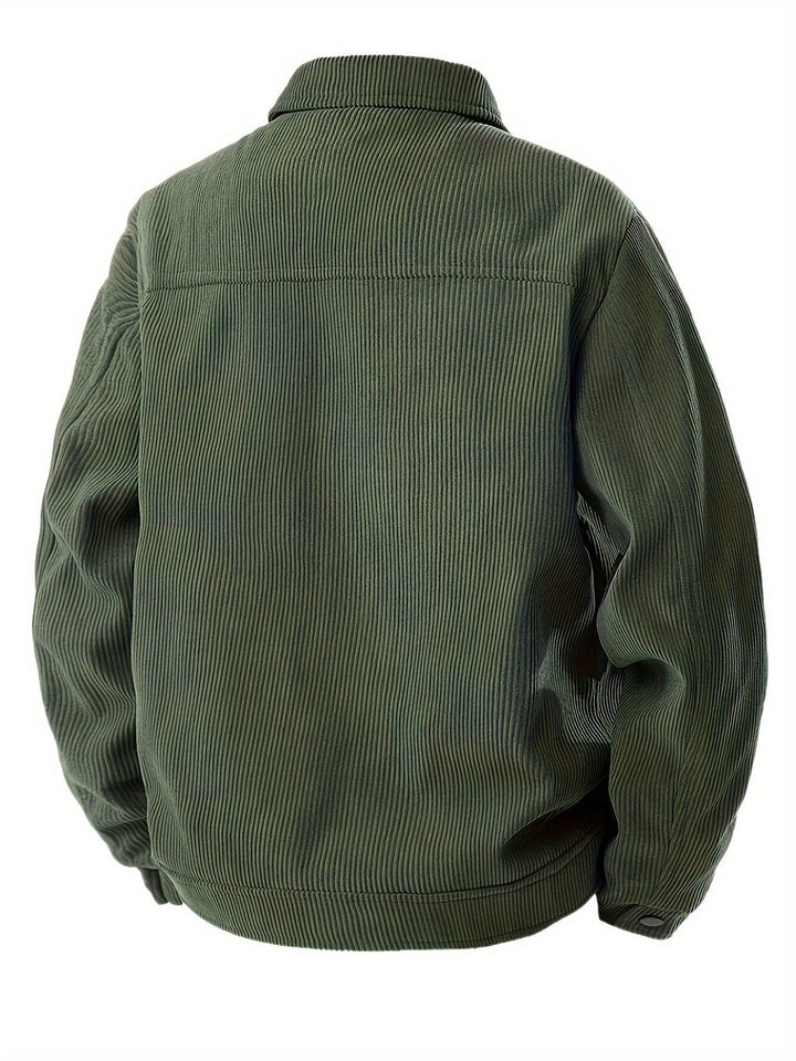 Men's Tailored Corduroy Jacket for Autumn (7)