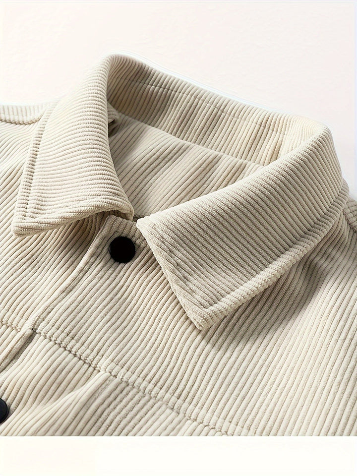 Men's Tailored Corduroy Jacket for Autumn (9)