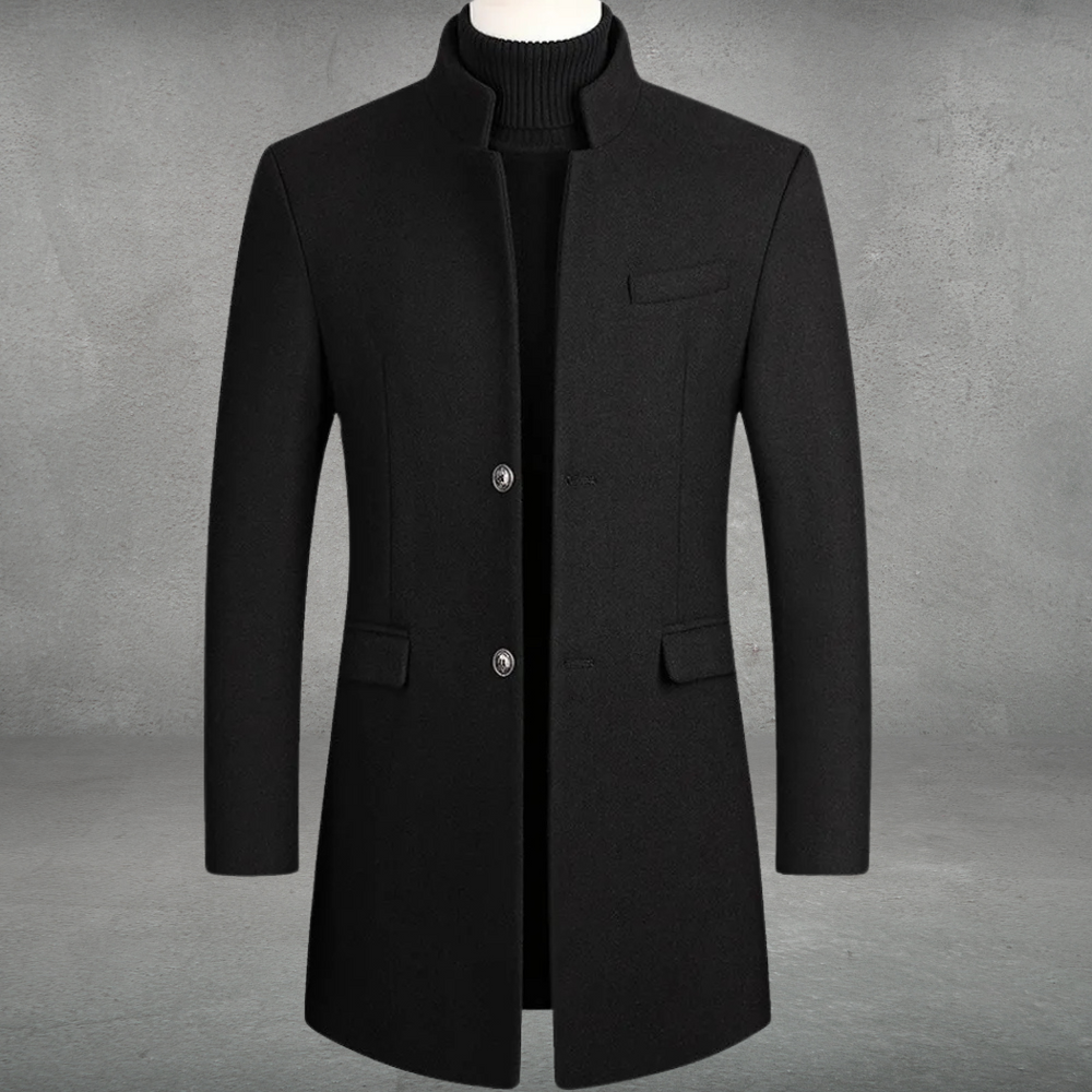 Men's Tailored Wool Coats for Business (2)