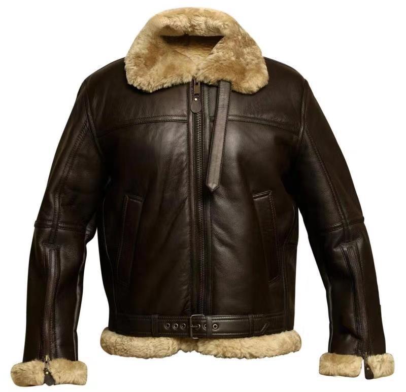 Men's Timeless Aviator Jacket for Casual Adventures (5)