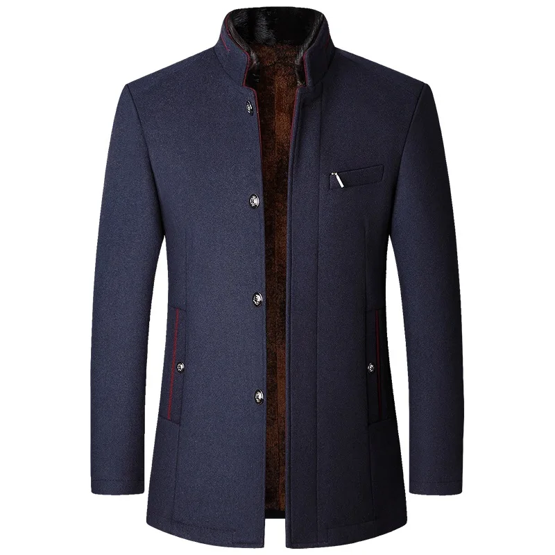 Men's Versatile Coats for Autumn in Blue