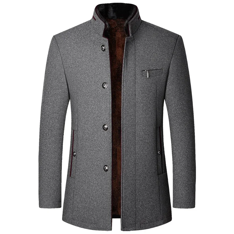 Men's Versatile Coats for Autumn in Grey