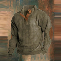 William | Men's Vintage Pullover with Elbow Patches