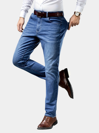 Henry | Men's Washed Cotton Straight-Leg Jeans