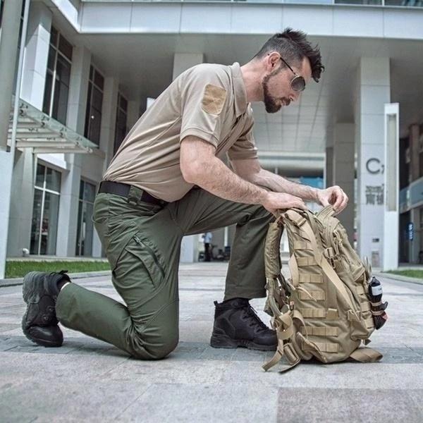 Men's Waterproof Cargo Trousers for Adventure (8)