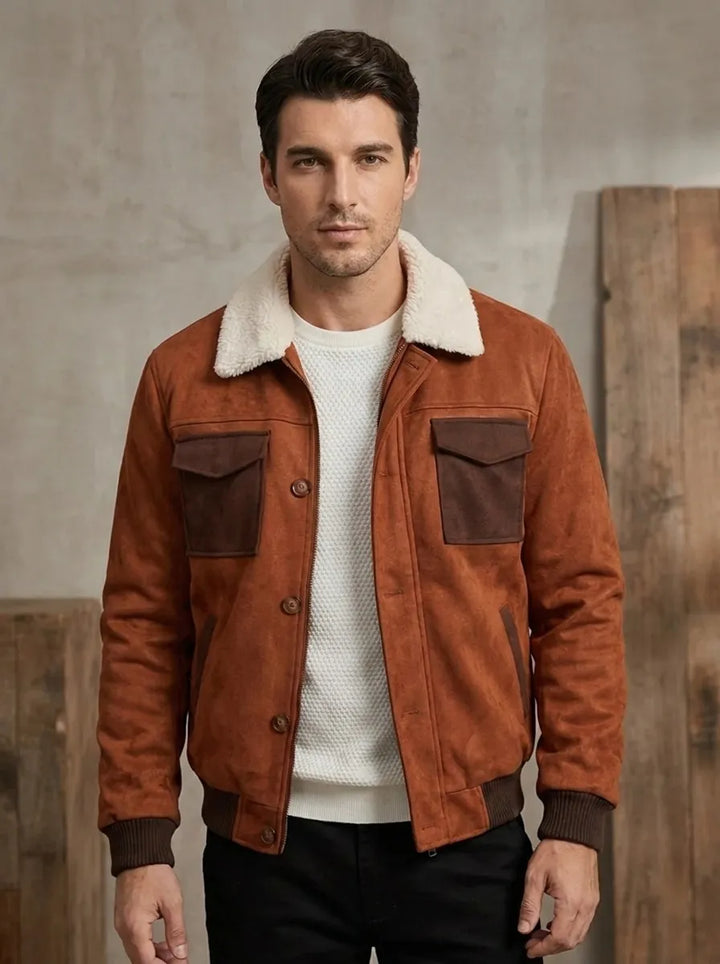 Men's Winter Jackets with Sherpa Lining