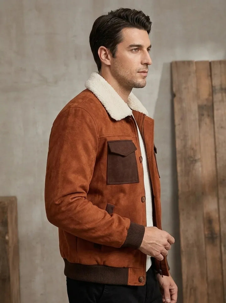 Men's Winter Jackets with Sherpa Lining (2)
