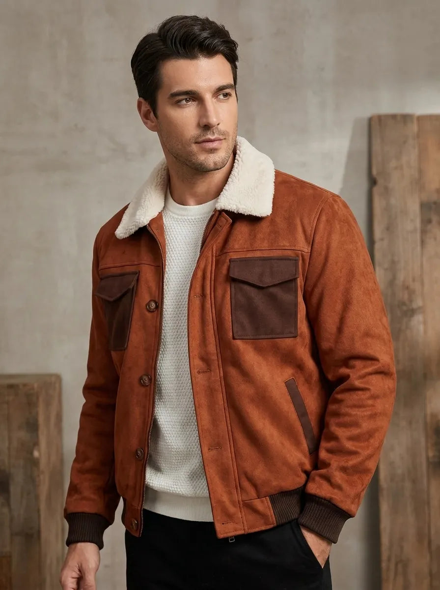 Men's Winter Jackets with Sherpa Lining (3)