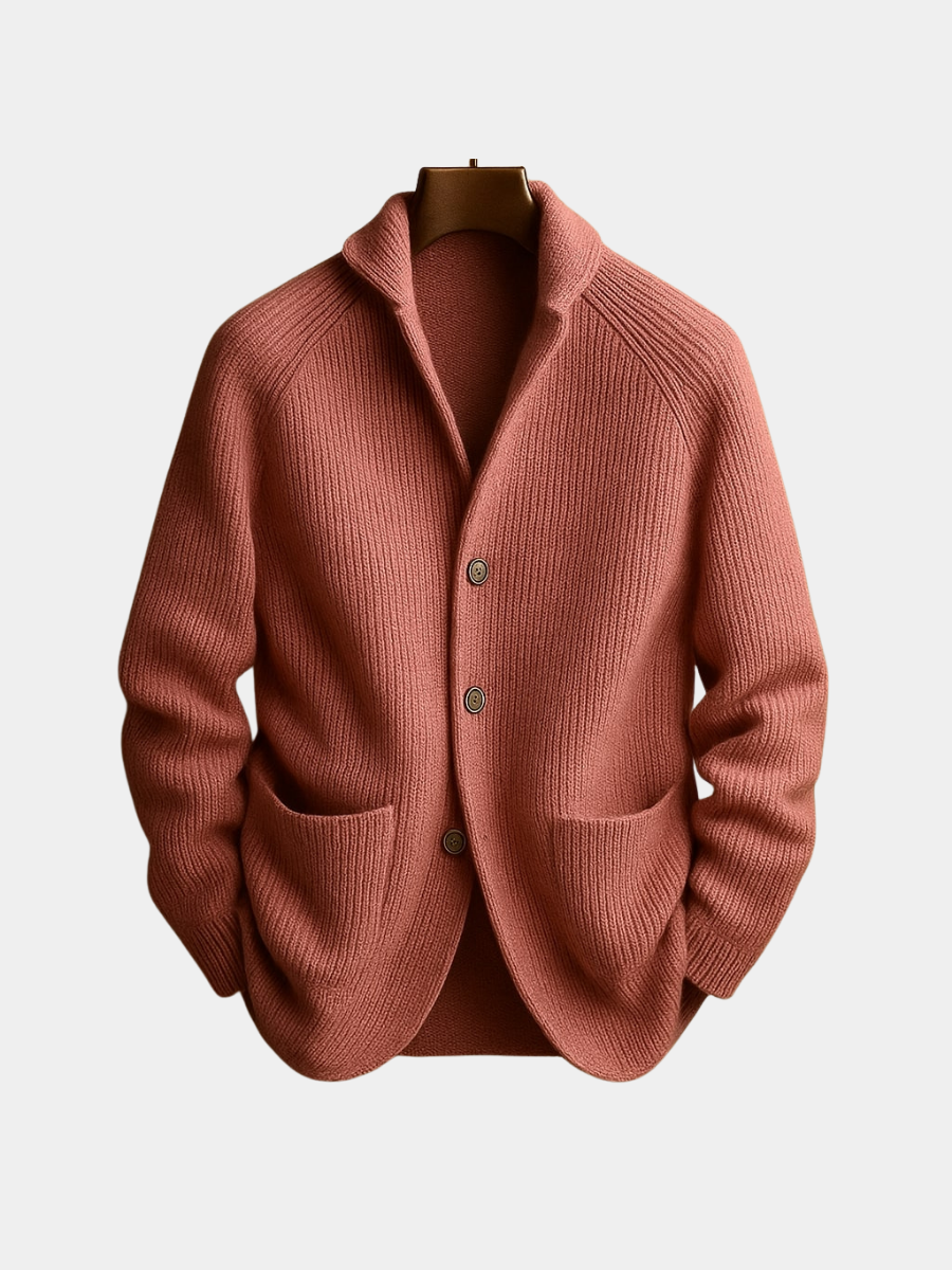 Men's Wool Christmas Jumper Corduroy Jacket