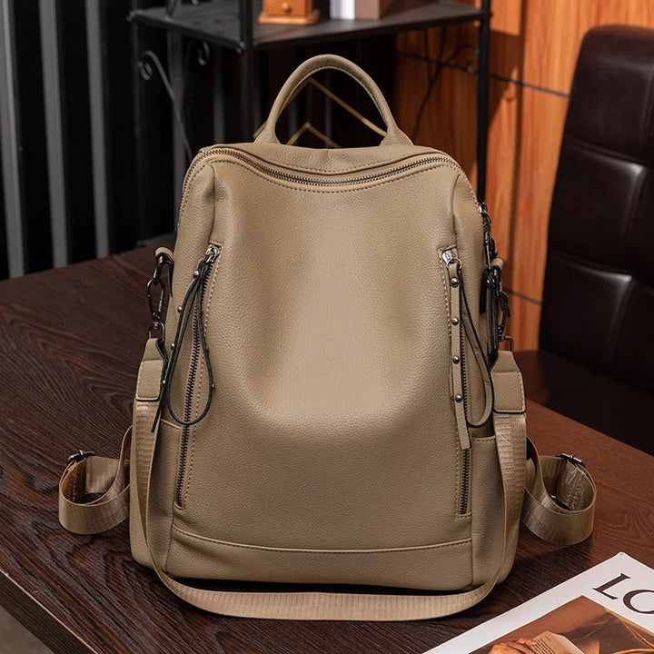 Nina Leather Backpack with a Soft Feel Foto 3
