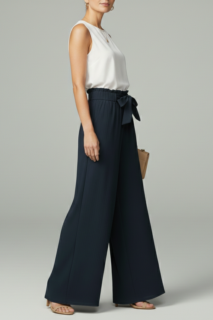 Opal Culotte Summer Trousers with Paperbag Waist Foto 3