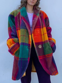 Lily | Oversized Plaid Women's Winter Coat