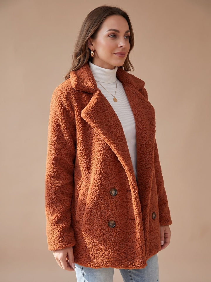 Oversized Teddy Faux Fur Women's Coat (5)
