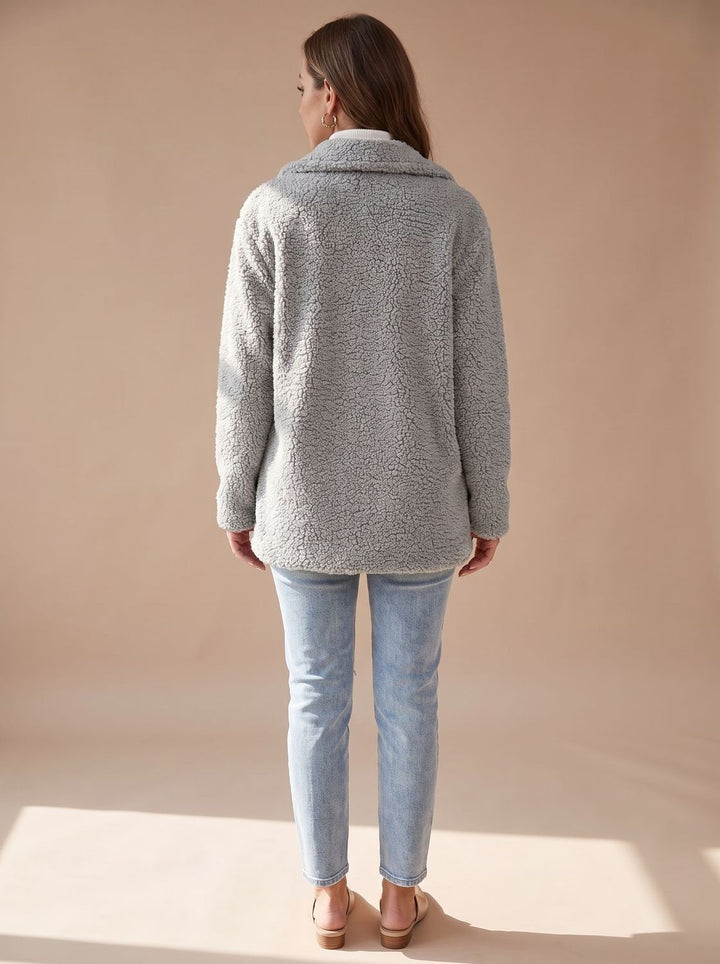 Oversized Teddy Faux Fur Women's Coat (7)