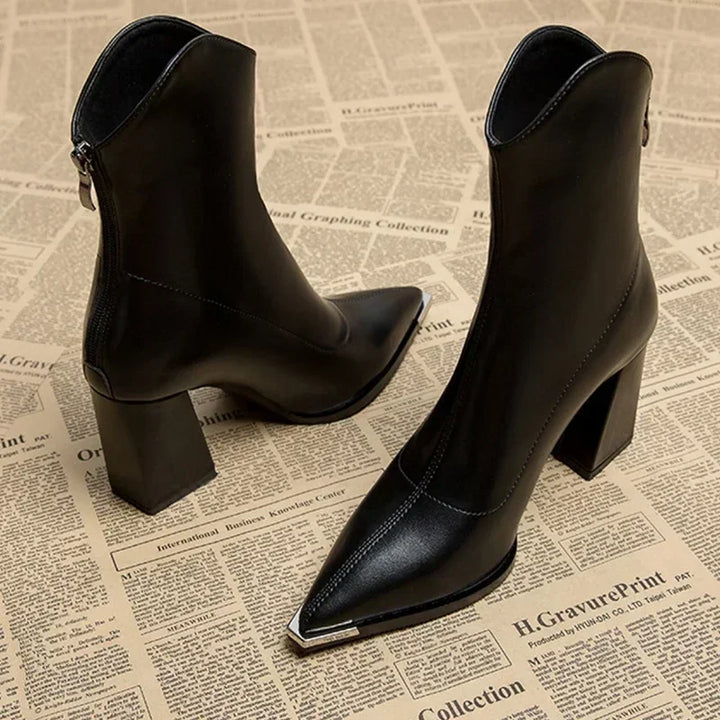 Pointed Toe Ankle Boots for Women (10)