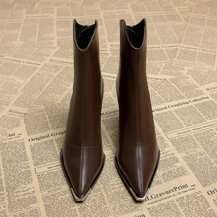 Pointed Toe Ankle Boots for Women (6)
