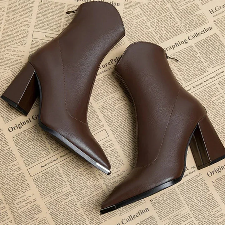 Pointed Toe Ankle Boots for Women (8)