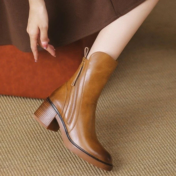 Premium Leather Women's Knee High Boots (5)