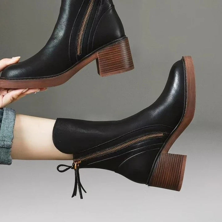 Premium Leather Women's Knee High Boots (9)