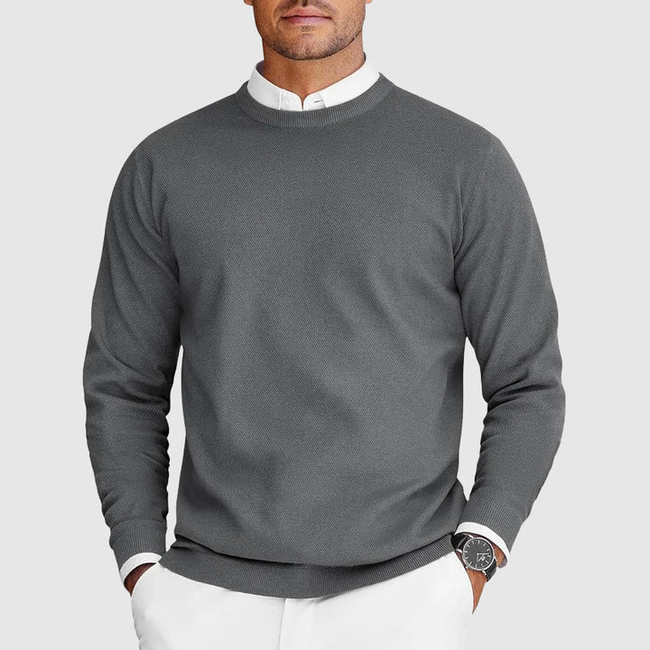Premium Mens Jumper for Everyday Layering in Grey