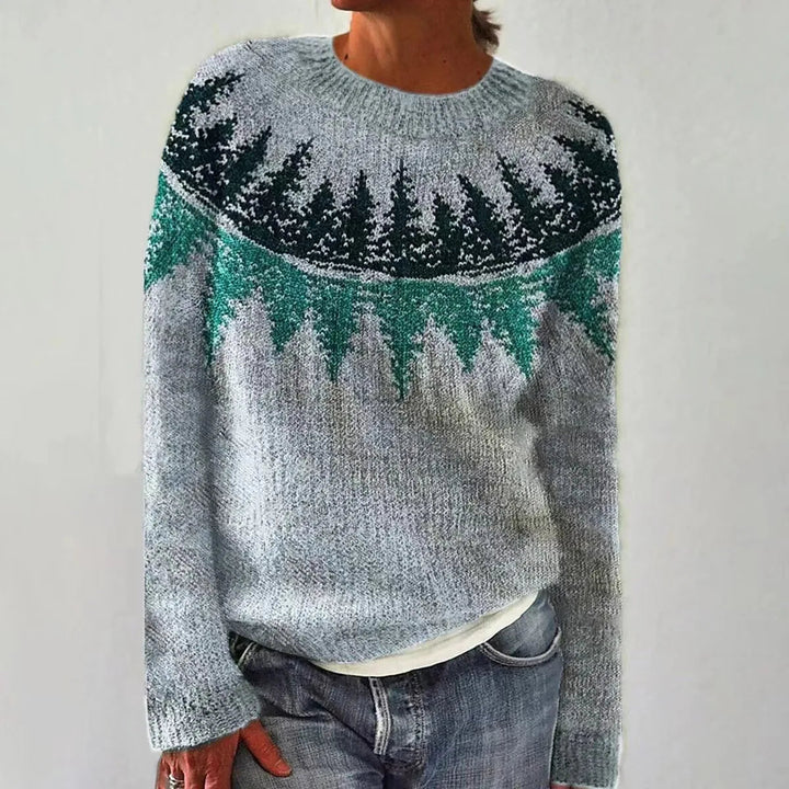 Rae Retro Jumper with Colourful Pattern Foto 7