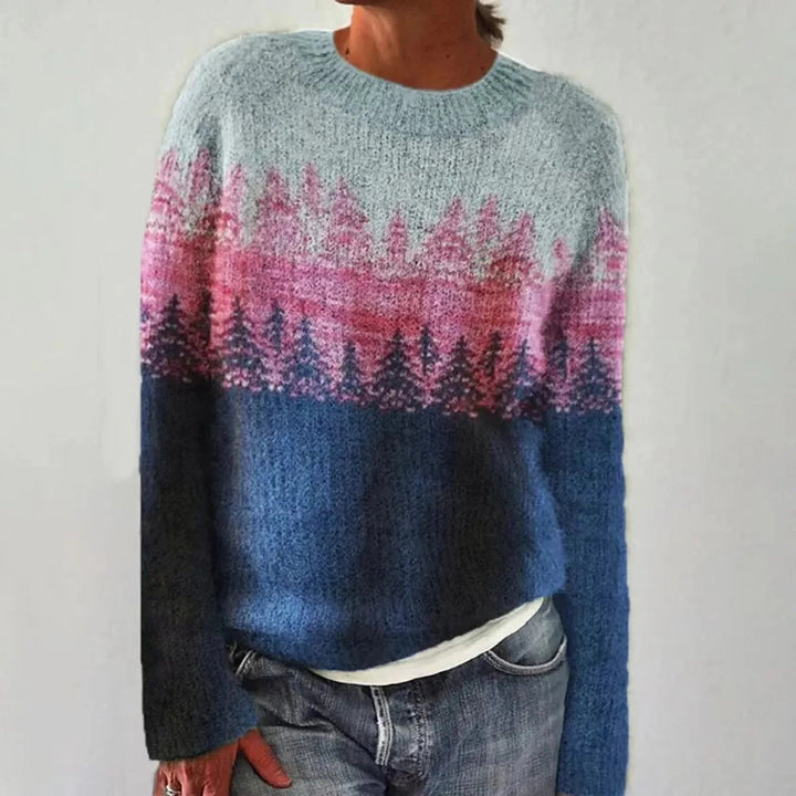 Rae Retro Jumper with Colourful Pattern Foto 8