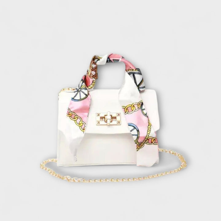 Refined Leather Tote Bag for Everyday Wear in White