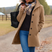 Freya | Relaxed Women's Jacket with Button Front