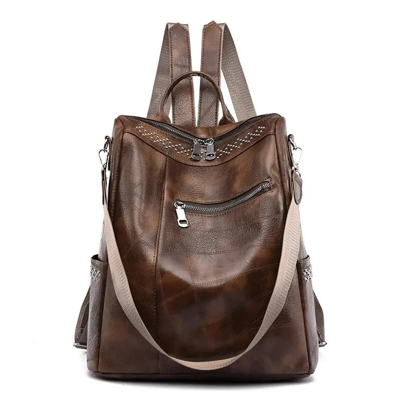 Rita Vintage Leather Backpack Foto 2