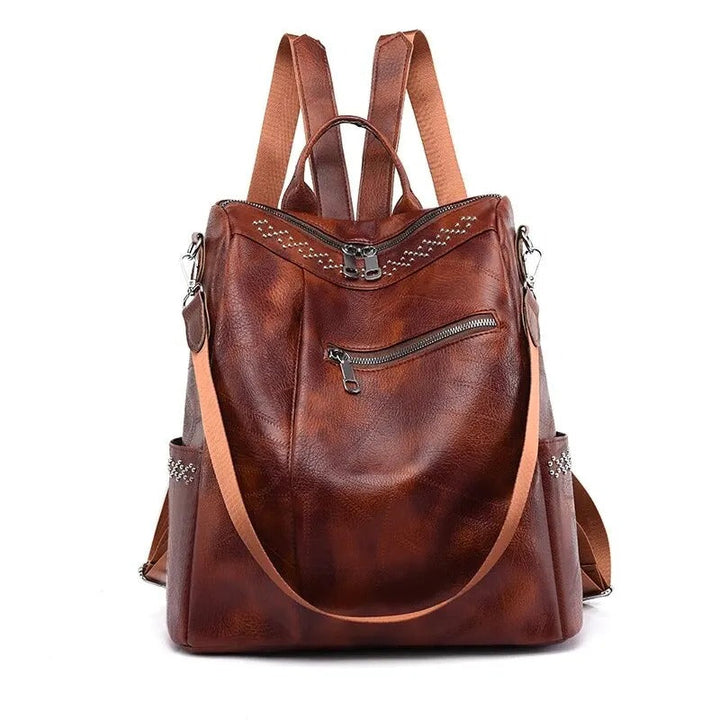 Rita Vintage Leather Backpack Foto 4