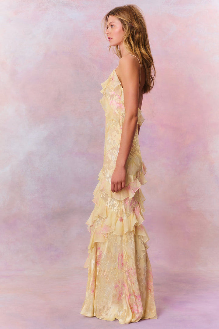Romantic Floral Layered Maxi Dress for Wedding Guests (6)