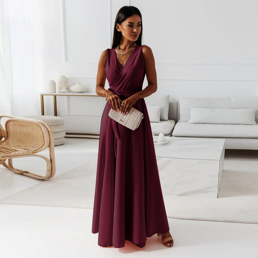 Sophia Wrap Maxi Wedding Guest Dress Foto 3