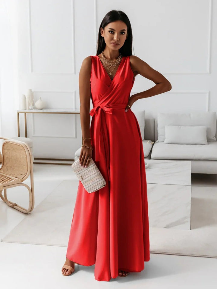 Sophia Wrap Maxi Wedding Guest Dress Foto 4