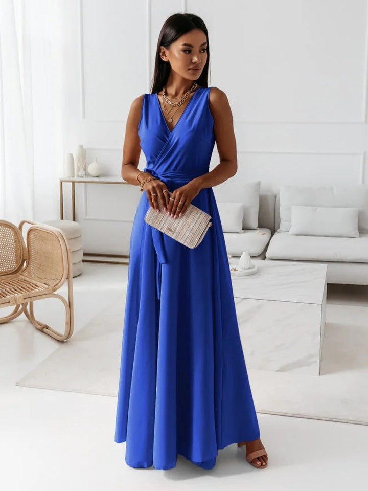 Sophia Wrap Maxi Wedding Guest Dress Foto 7