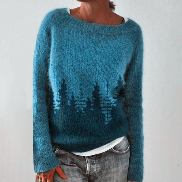 Suki Retro Jumper with Print Foto 1