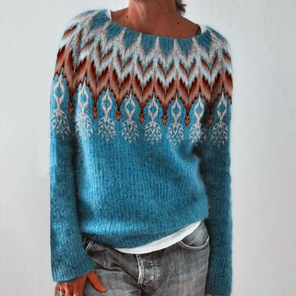 Suki Retro Jumper with Print Foto 2