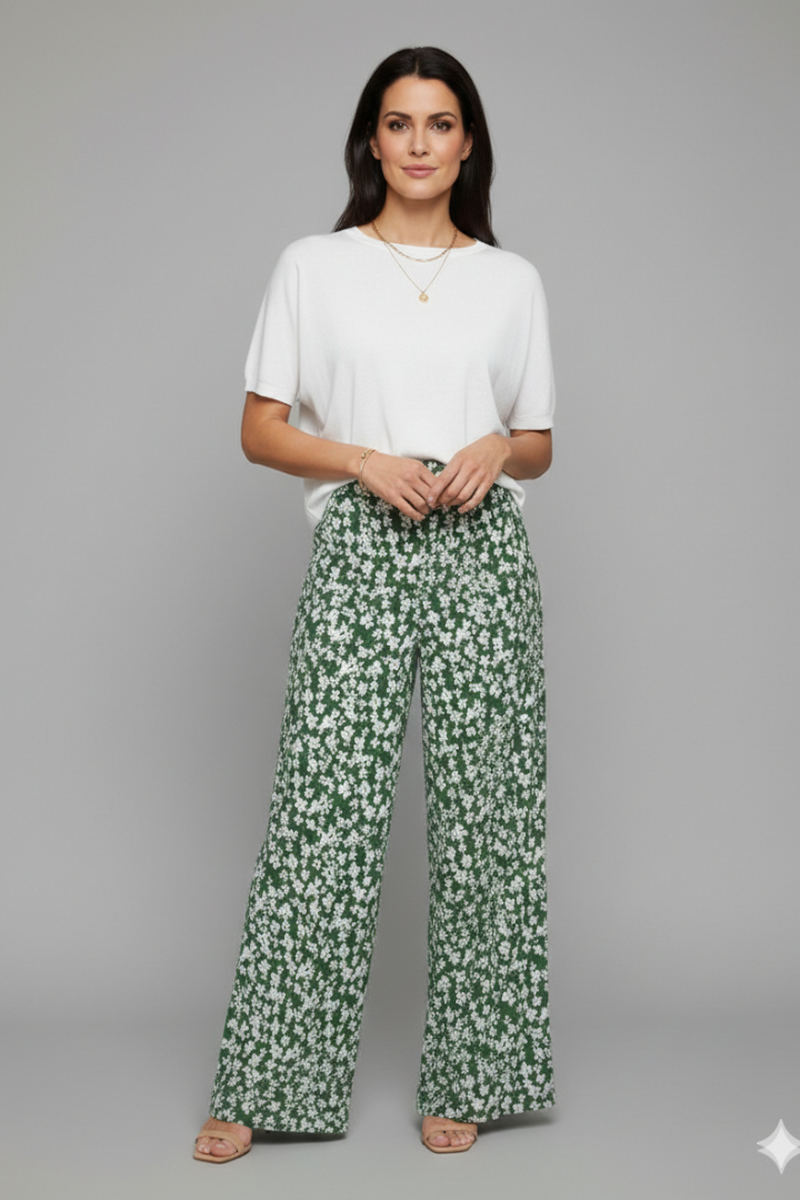 Tara Floral Culotte Summer Trousers Foto 4