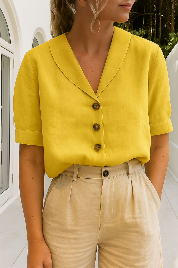 Trendiges Damen-T-Shirt Womens t-shirt in Yellow